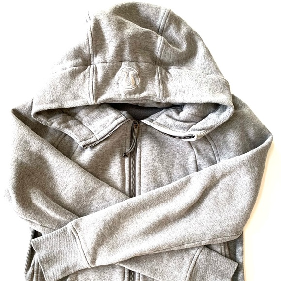 lululemon athletica Tops - LuLuLemon Women’s Gray Scuba Zip Sweatshirt